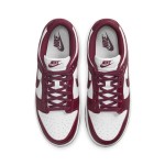 Nike Dunk Low Burgundy & White Retro Sneakers