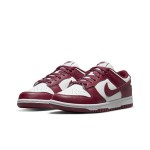 Nike Dunk Low Burgundy & White Retro Sneakers