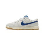 Nike Dunk Low DX3198-133 White Leather Classic Low Top Basketball Shoes