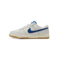 Nike Dunk Low DX3198-133 - White Leather Classic Low Top Basketball Shoes | Stylish and Comfortable Street Style