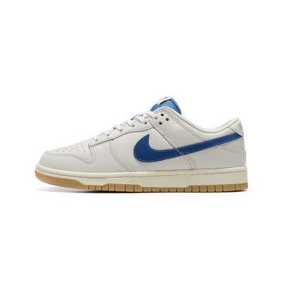 Nike Dunk Low DX3198-133 - White Leather Classic Low Top Basketball Shoes | Stylish and Comfortable Street Style