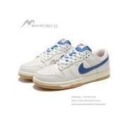 Nike Dunk Low DX3198-133 - White Leather Classic Low Top Basketball Shoes | Stylish and Comfortable Street Style