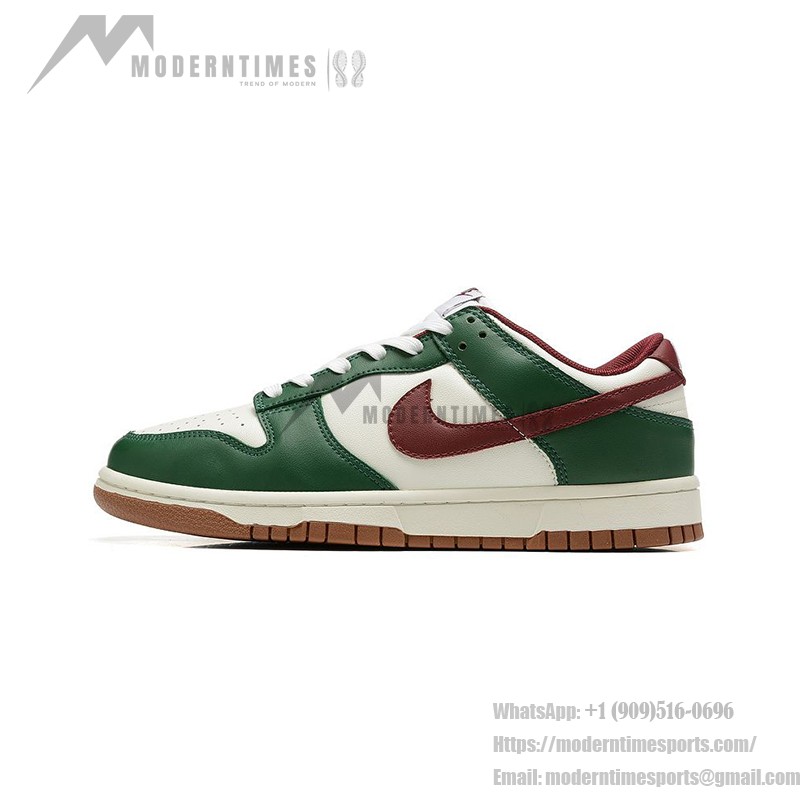 Nike Dunk Low "Gorge Green" Retro Sneakers in Green and White - Fall/Winter Edition