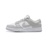 Nike Dunk Low "Grey Fog" Minimalist Grey and White Sneakers