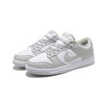 Nike Dunk Low "Grey Fog" Minimalist Grey and White Sneakers