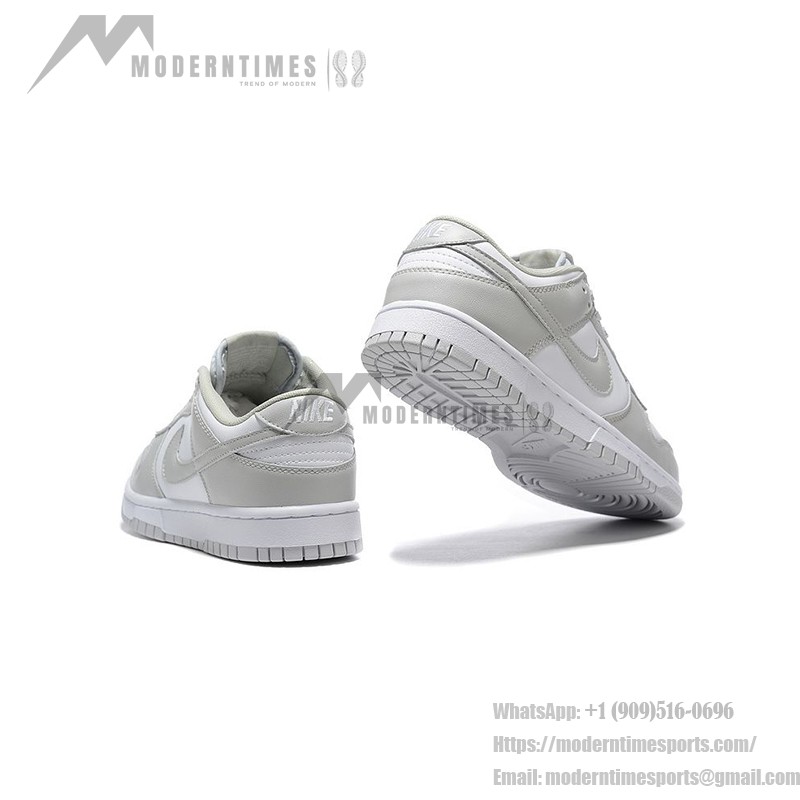 Nike Dunk Low "Grey Fog" Minimalist Grey and White Sneakers