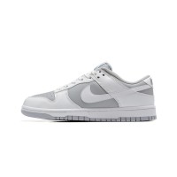 Nike Dunk Low Grey and White DJ6188-003 - Classic Grey & White Low-Top Sneakers for Everyday Comfort | Stylish Casual Shoes