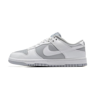 Nike Dunk Low Grey and White DJ6188-003 - Classic Grey & White Low-Top Sneakers for Everyday Comfort | Stylish Casual Shoes