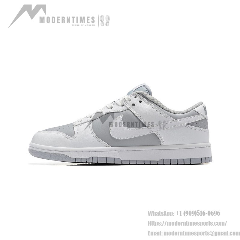 Nike Dunk Low Grey and White DJ6188-003 - Timeless Grey & White Low-Top Sneakers for Stylish Comfort