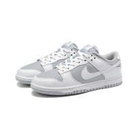 Nike Dunk Low Grey and White DJ6188-003 - Classic Grey & White Low-Top Sneakers for Everyday Comfort | Stylish Casual Shoes