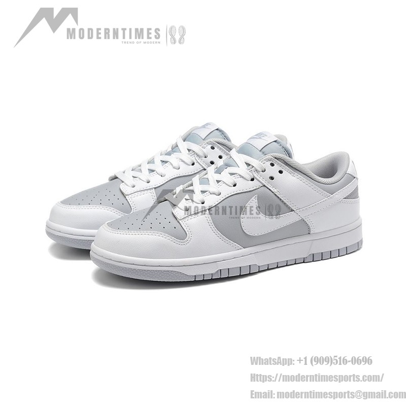 Nike Dunk Low Grey and White DJ6188-003 - Timeless Grey & White Low-Top Sneakers for Stylish Comfort