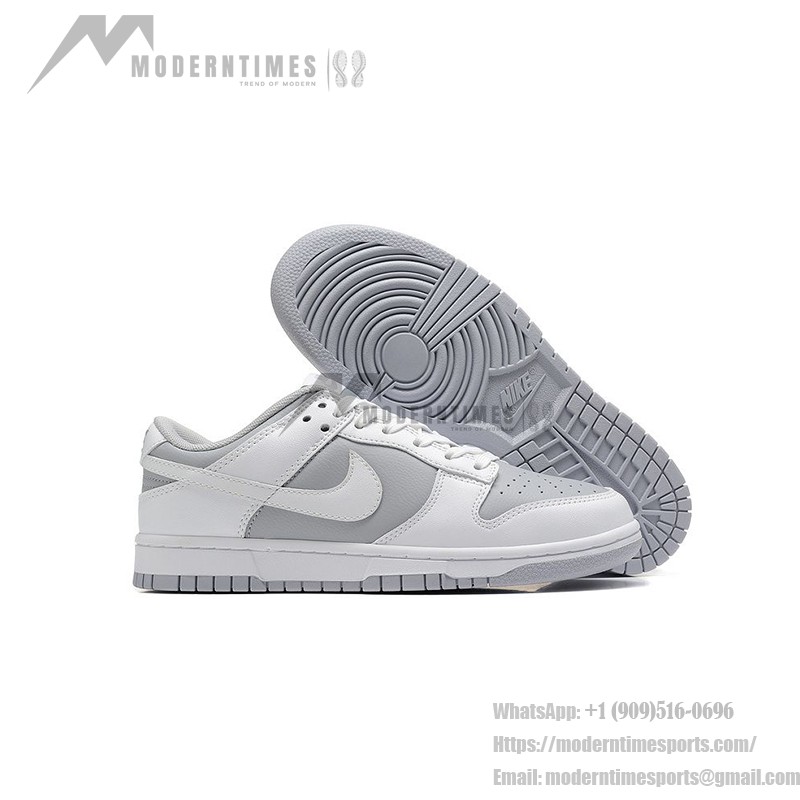 Nike Dunk Low Grey and White DJ6188-003 - Timeless Grey & White Low-Top Sneakers for Stylish Comfort