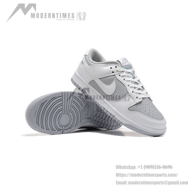 Nike Dunk Low Grey and White DJ6188-003 - Timeless Grey & White Low-Top Sneakers for Stylish Comfort