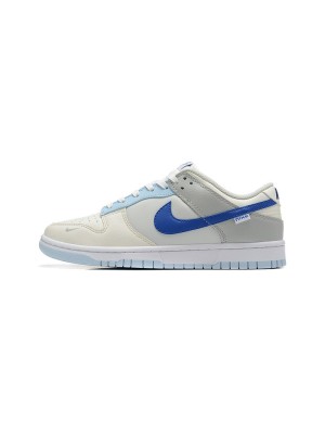 Nike Dunk Low "Ivory Hyper Royal" FB1843-141 – 스트리트웨어와 편안함을 위한 아이보리 & 하이퍼 로열 블루 로우탑 스니커즈