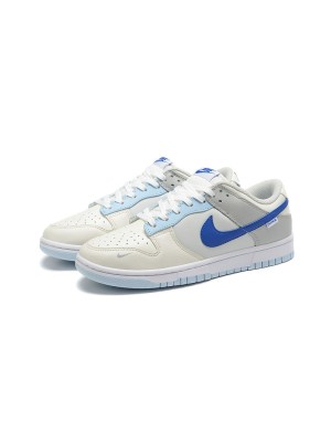 Nike Dunk Low "Ivory Hyper Royal" FB1843-141 – 스트리트웨어와 편안함을 위한 아이보리 & 하이퍼 로열 블루 로우탑 스니커즈