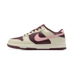 Nike Dunk Low "Night Maroon & Medium Soft Pink" DR9705-100 Side View