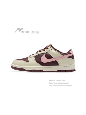 Nike Dunk Low "Night Maroon & Medium Soft Pink" DR9705-100 - Stylish & Comfortable Sneakers for Everyday Wear