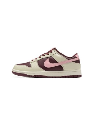 Nike Dunk Low "Night Maroon & Medium Soft Pink" DR9705-100 - Stylish & Comfortable Sneakers for Everyday Wear