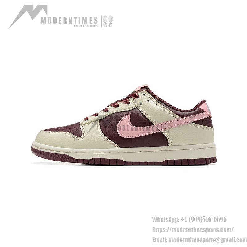 Nike Dunk Low "Night Maroon & Medium Soft Pink" DR9705-100 Side View