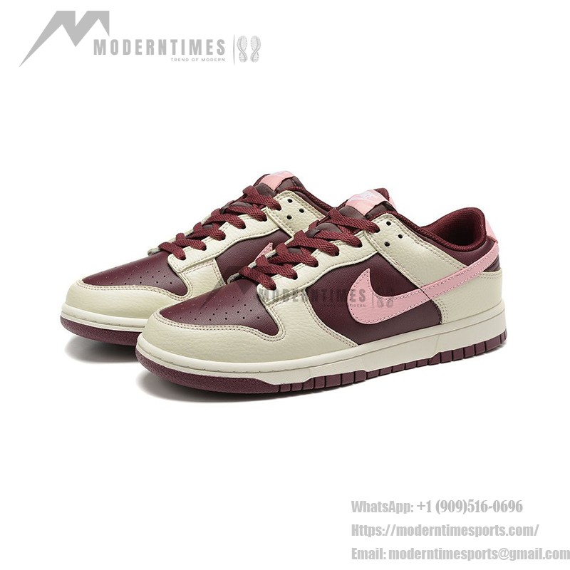 Nike Dunk Low "Night Maroon & Medium Soft Pink" DR9705-100 Side View