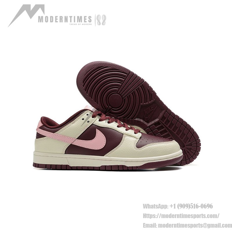 Nike Dunk Low "Night Maroon & Medium Soft Pink" DR9705-100 Side View