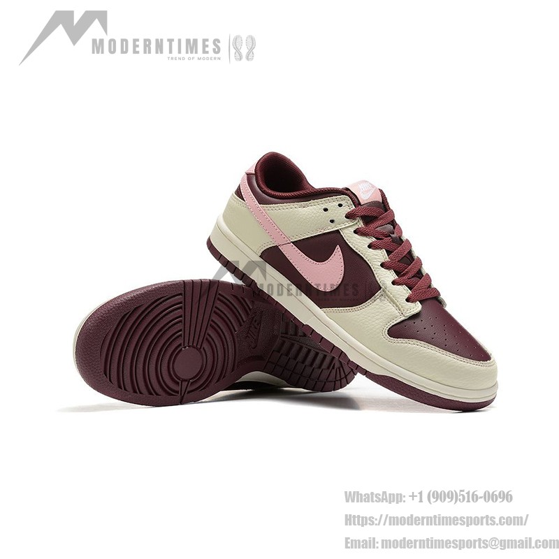 Nike Dunk Low "Night Maroon & Medium Soft Pink" DR9705-100 Side View