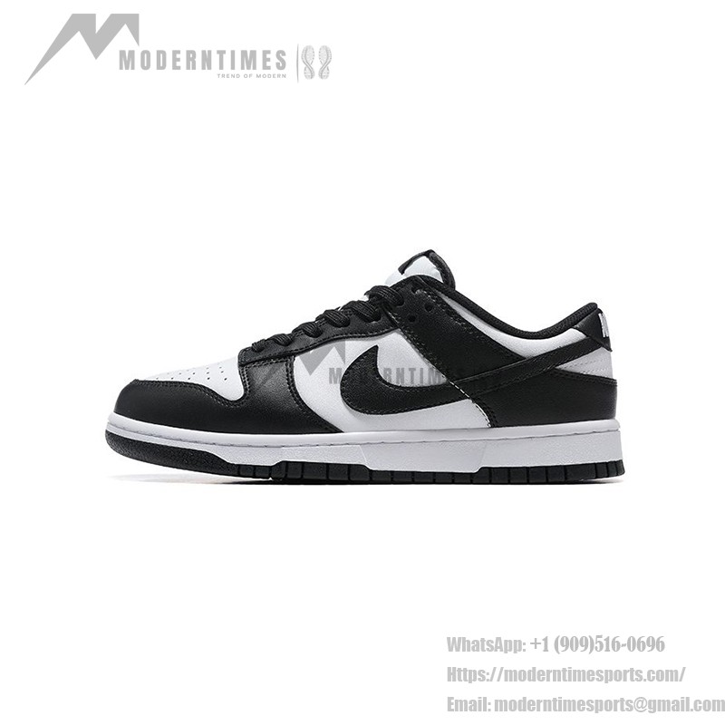 Nike Dunk Low "Panda" DD1391-100 Black and White Sneakers Side View