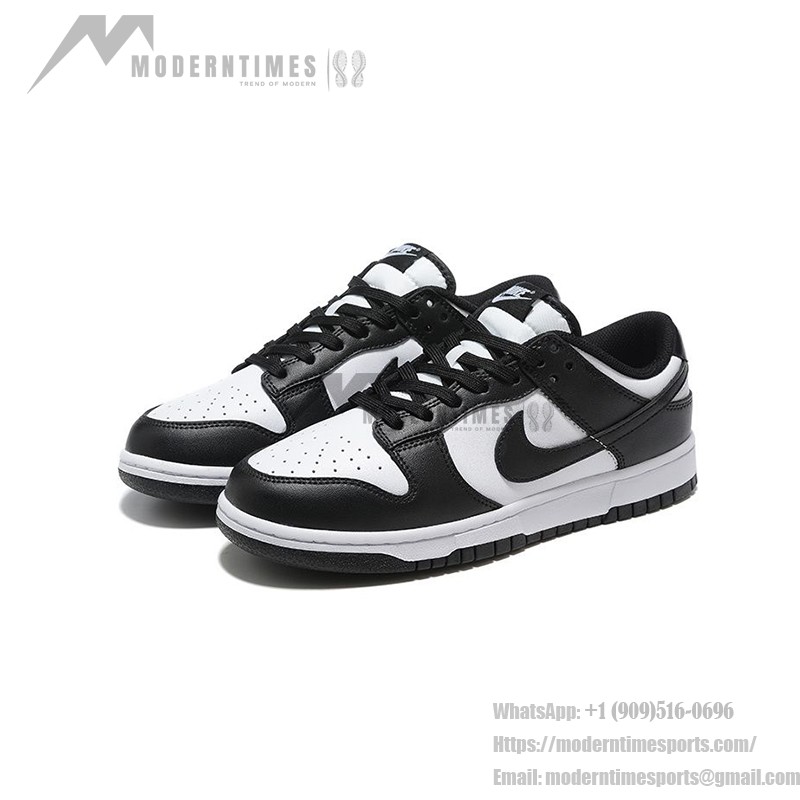 Nike Dunk Low "Panda" DD1391-100 Black and White Sneakers Side View