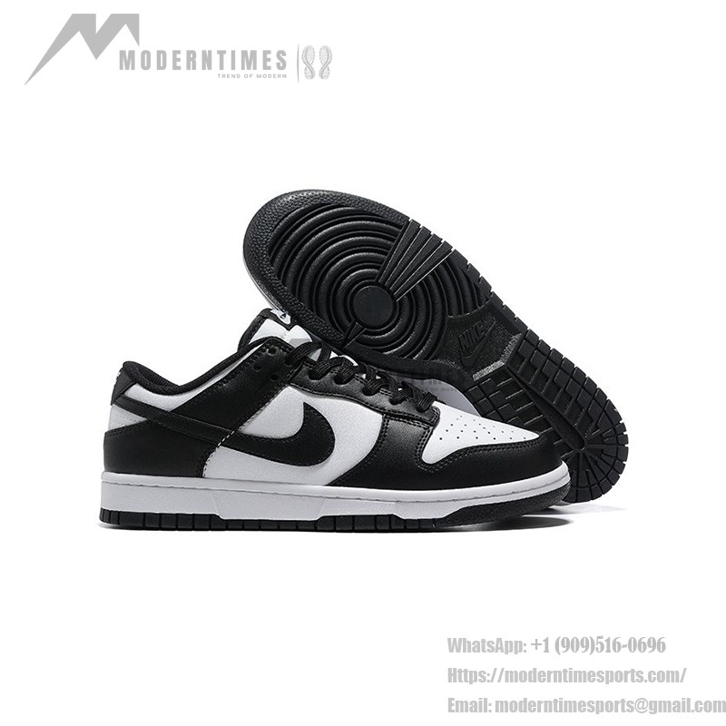 Nike Dunk Low "Panda" DD1391-100 Black and White Sneakers Side View