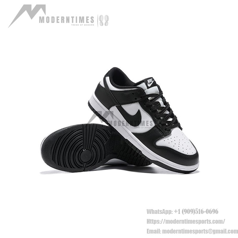 Nike Dunk Low "Panda" DD1391-100 Black and White Sneakers Side View