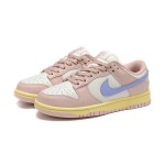 Nike Dunk Low "Pink Oxford" DD1503-601 Pastel Pink Sneakers Side View