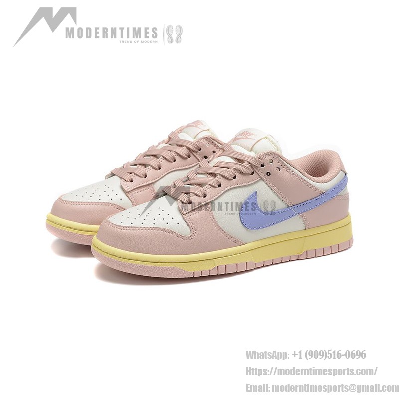 Nike Dunk Low "Pink Oxford" DD1503-601 Pastel Pink Sneakers Side View