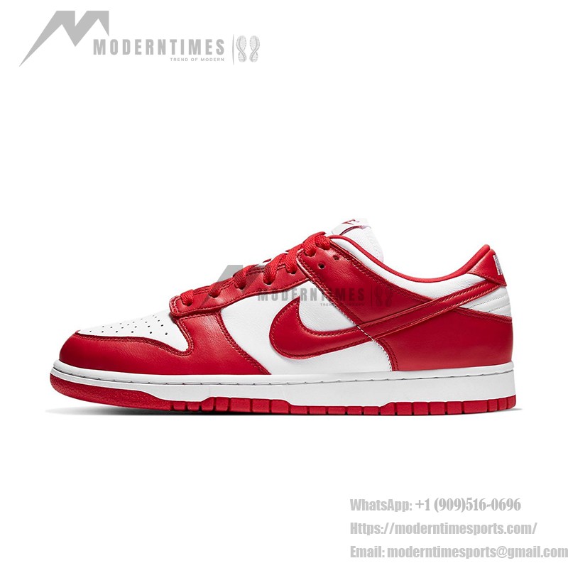 Nike Dunk Low Retro SP 'St. John's' CU1727-100 - Red and White Basketball Shoes