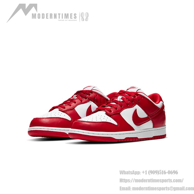 Nike Dunk Low Retro SP 'St. John's' CU1727-100 - Red and White Basketball Shoes