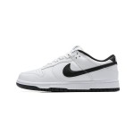 Nike Dunk Low "Reverse Panda" DD1503-113 Black and White Sneakers Side View