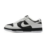 Nike Dunk Low "Reverse Panda" FD9064-011 Black and White Sneakers Side View