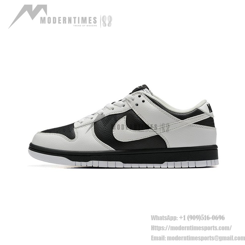 Nike Dunk Low "Reverse Panda" FD9064-011 흑백 스니커즈 측면 보기