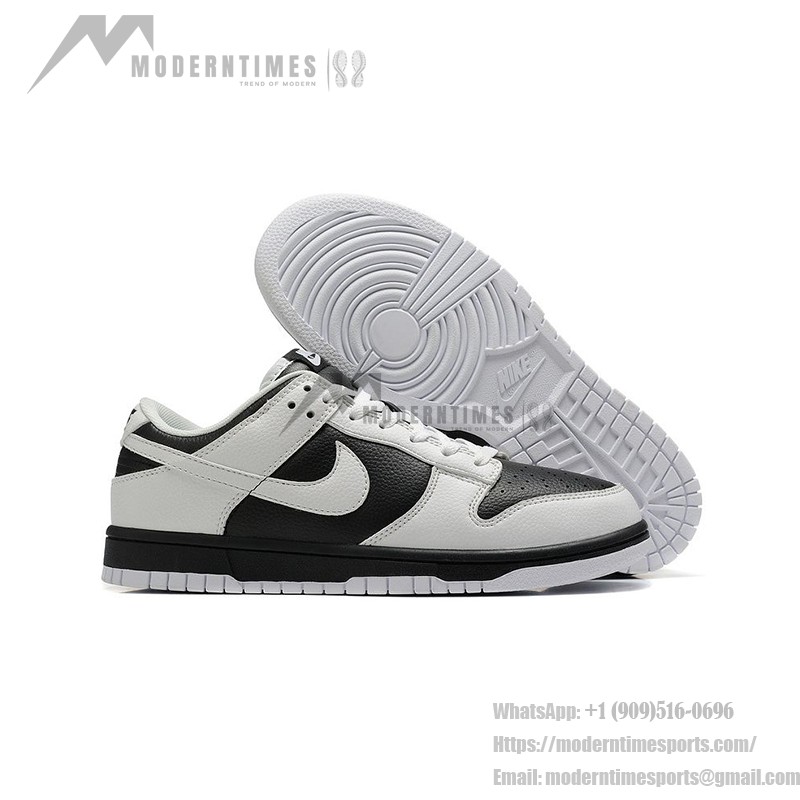 Nike Dunk Low "Reverse Panda" FD9064-011 Black and White Sneakers Side View