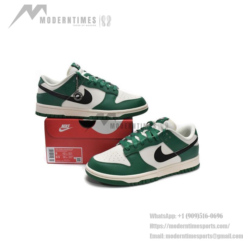 Nike Dunk Low SE 'Lottery' DR9654-100 | Limited Edition White & Green Sneakers