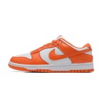 Nike Dunk Low "Syracuse" CU1726-101 Orange and White Sneakers Side View