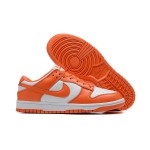 Nike Dunk Low "Syracuse" CU1726-101 Orange and White Sneakers Side View