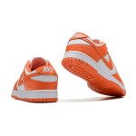 Nike Dunk Low "Syracuse" CU1726-101 Orange and White Sneakers Side View