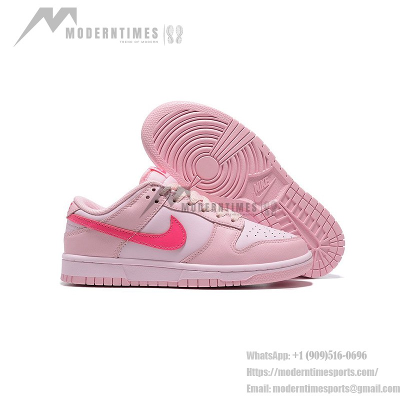 Nike Dunk Low SE "Triple Pink" Sneakers (DH9756-600) - Women’s Low-Top Basketball Shoes