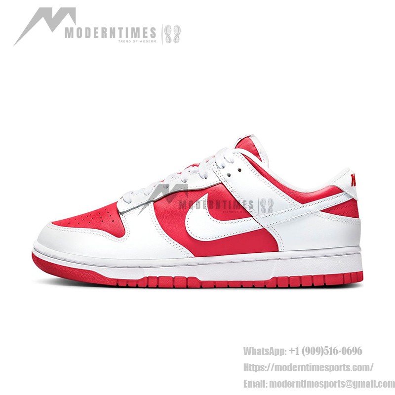 Nike Dunk Low “University Red” DD1391-600 Classic Red-White Low-Top Basketball Shoes