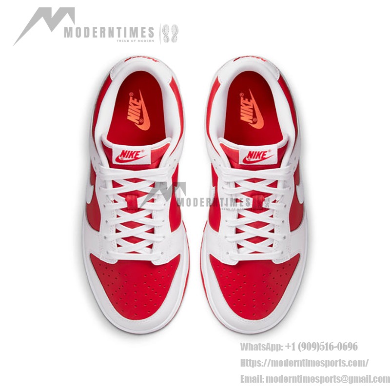 Nike Dunk Low “University Red” DD1391-600 Classic Red-White Low-Top Basketball Shoes