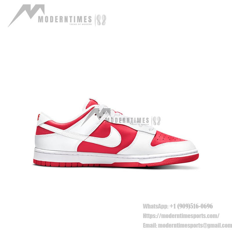 Nike Dunk Low “University Red” DD1391-600 Classic Red-White Low-Top Basketball Shoes