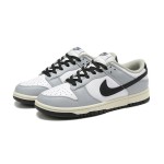 Nike Dunk Low WMNS “Light Smoke Grey” DD1503-117 women’s low-top sneaker in light grey and white.