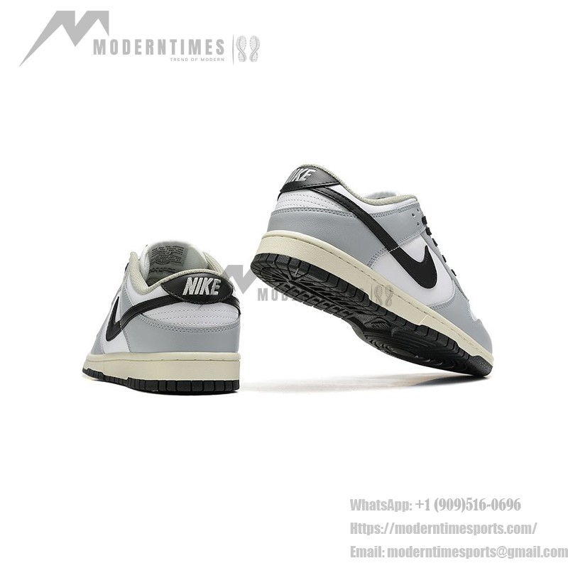 Nike Dunk Low WMNS “Light Smoke Grey” DD1503-117 women’s low-top sneaker in light grey and white.