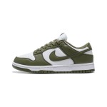 Nike Dunk Low WMNS "Medium Olive" Women’s Olive Green White Sneakers