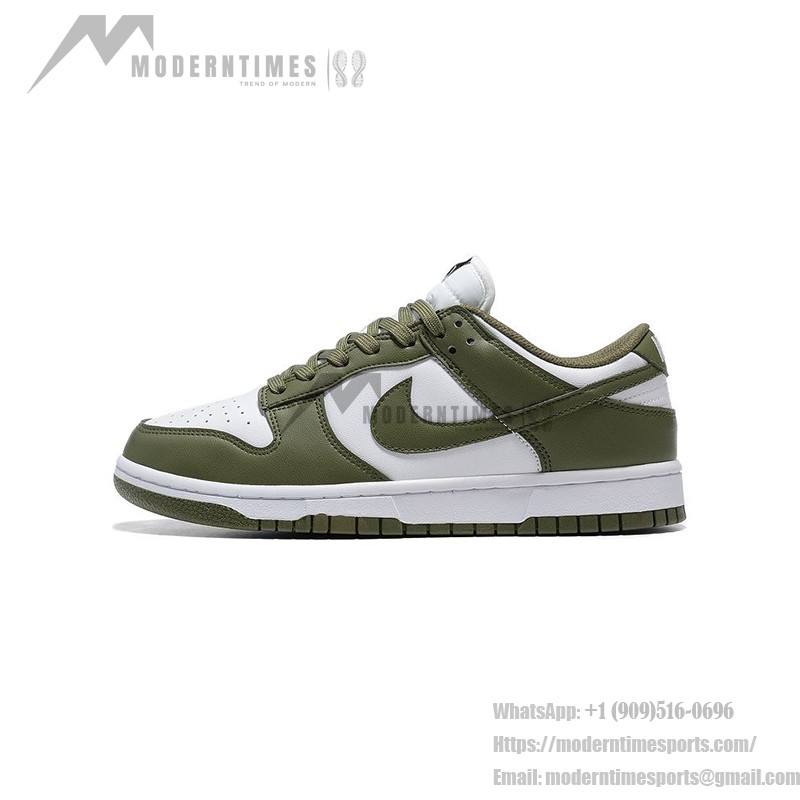 Nike Dunk Low WMNS "Medium Olive" Women’s Olive Green White Sneakers